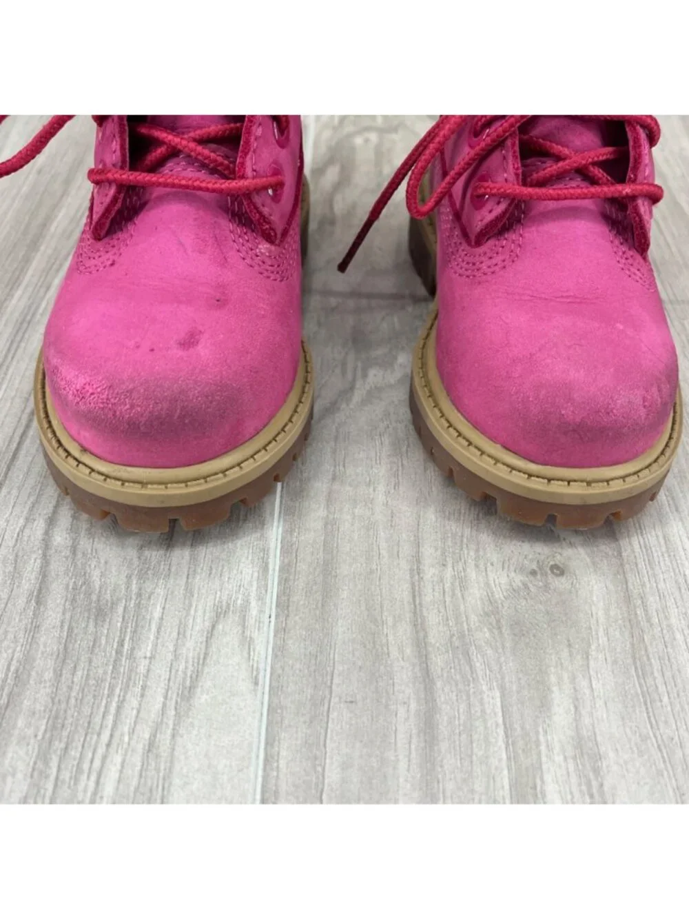 Timberland pink nubuck